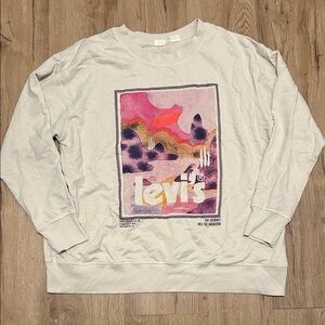 Women’s 1x Levi's Graphic Crewneck long sleeve